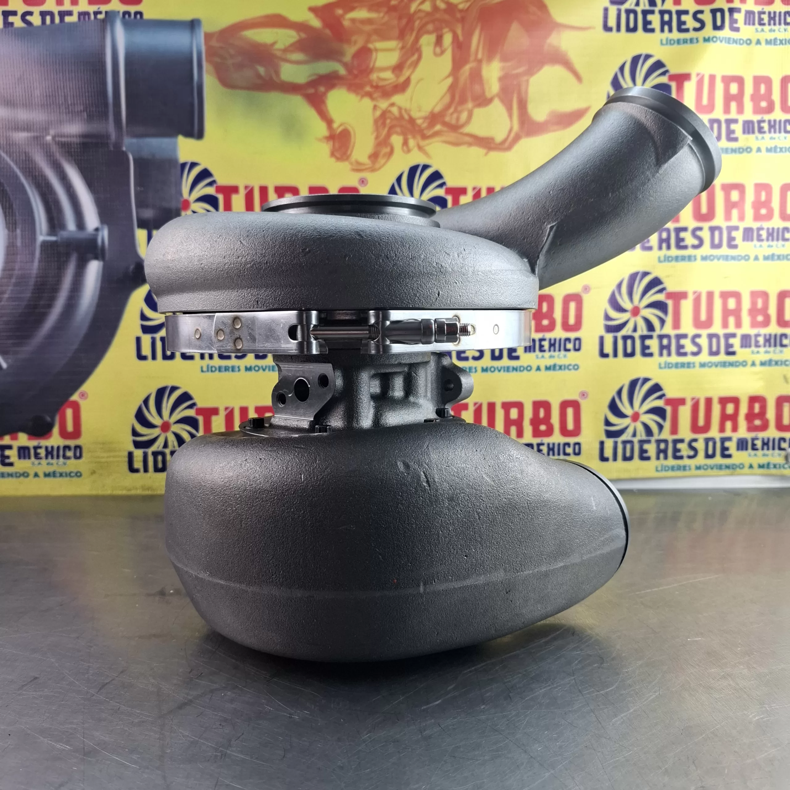 Turbo para Caterpillar Industrial C13 Truck/ GTA4702B/ TLM G395 - Imagen 3