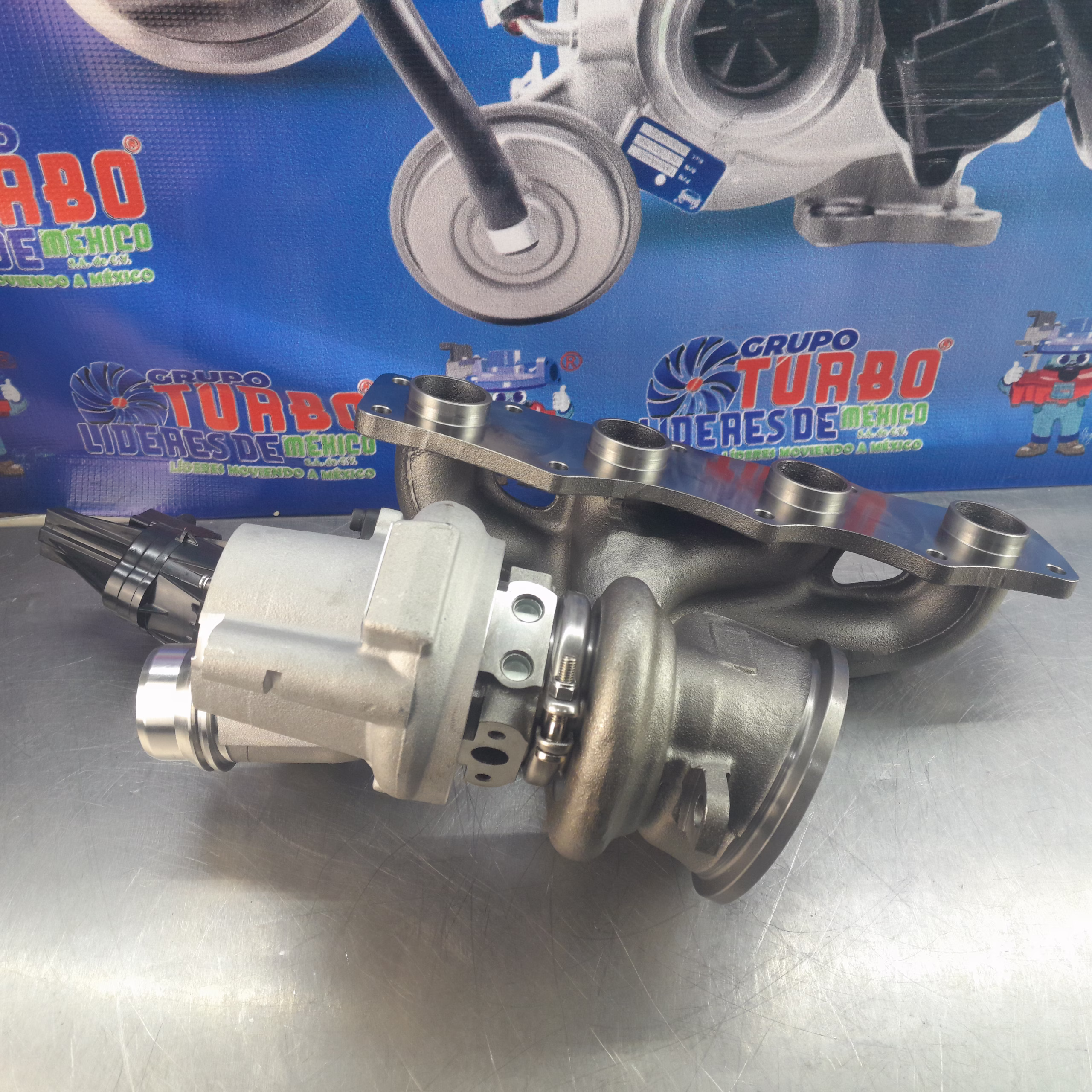 Turbo para BMW 125i 320i, actuador watesgate electronico/ TD04LR6/ TLM M071-1S