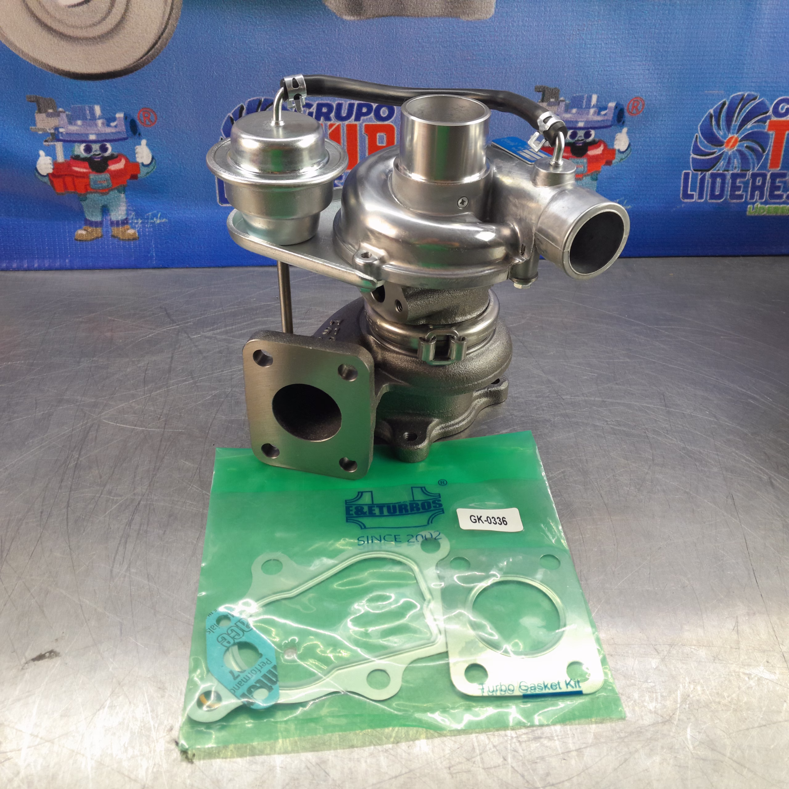 Turbo para Kubota Tractpr Extravator, Bobcast S205 Loader/ RHF3/ TLM I006, TLM I006-1 - Imagen 2